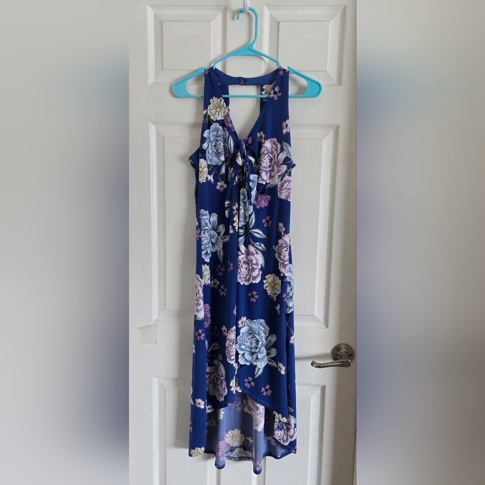 Candie's Blue Floral Maxi Dress